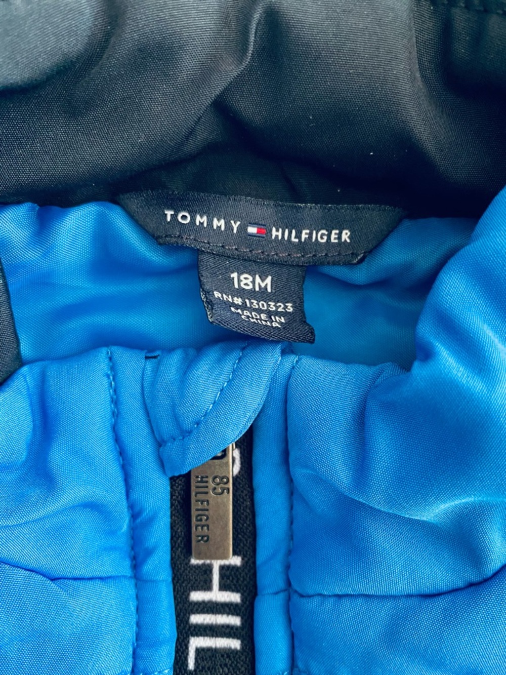 Tommy Hilfiger Bright Blue Toddler Quilted Vest - Picture 3 of 4